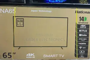 Photo - National Tv 65" Smart Android Tv Double Glass Tv Android Version 14.0