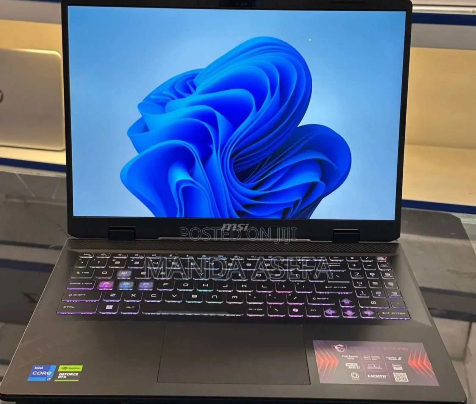 New Laptop MSI 16GB Intel Core I7 SSD 1T