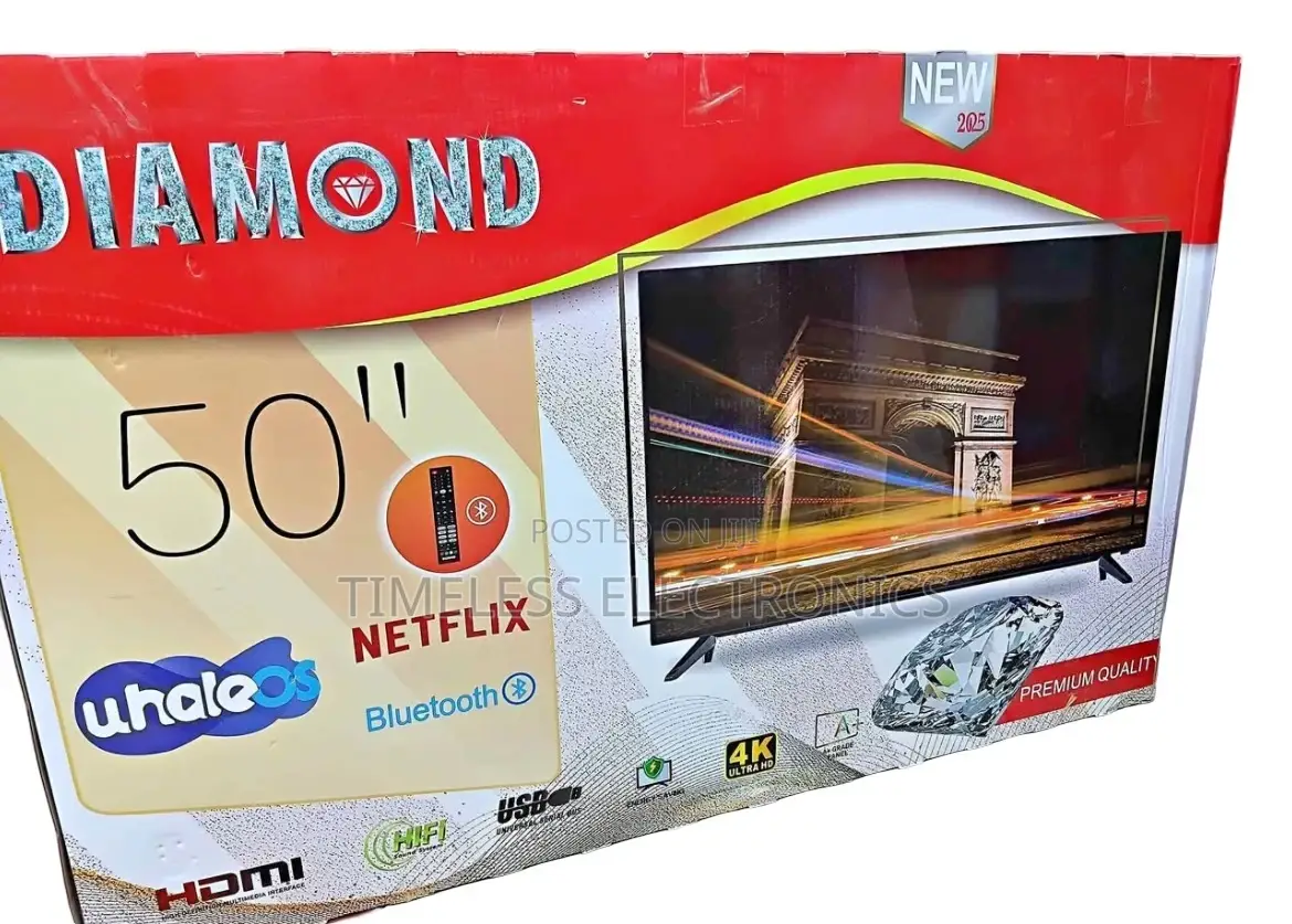 Dimond 50” Webos Smart Tv – Double Glass, Stunning Picture!