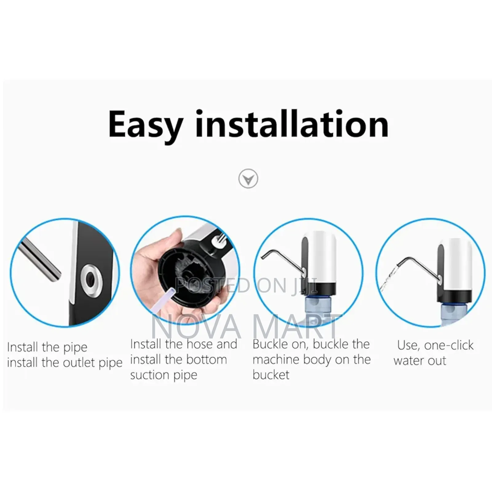 Ciciglow Water Bottle Pump, 4.5l ~ 18.9l