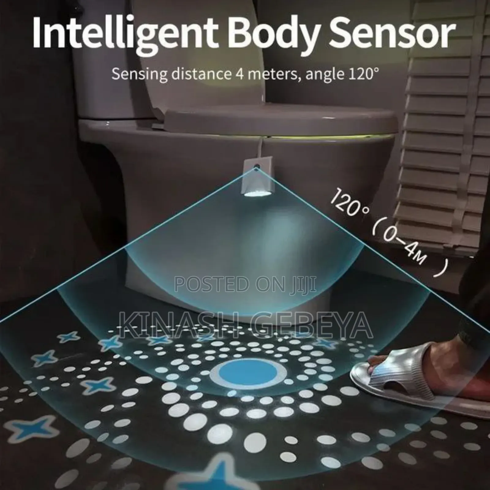 Modern Motion Sensor Toilet Light