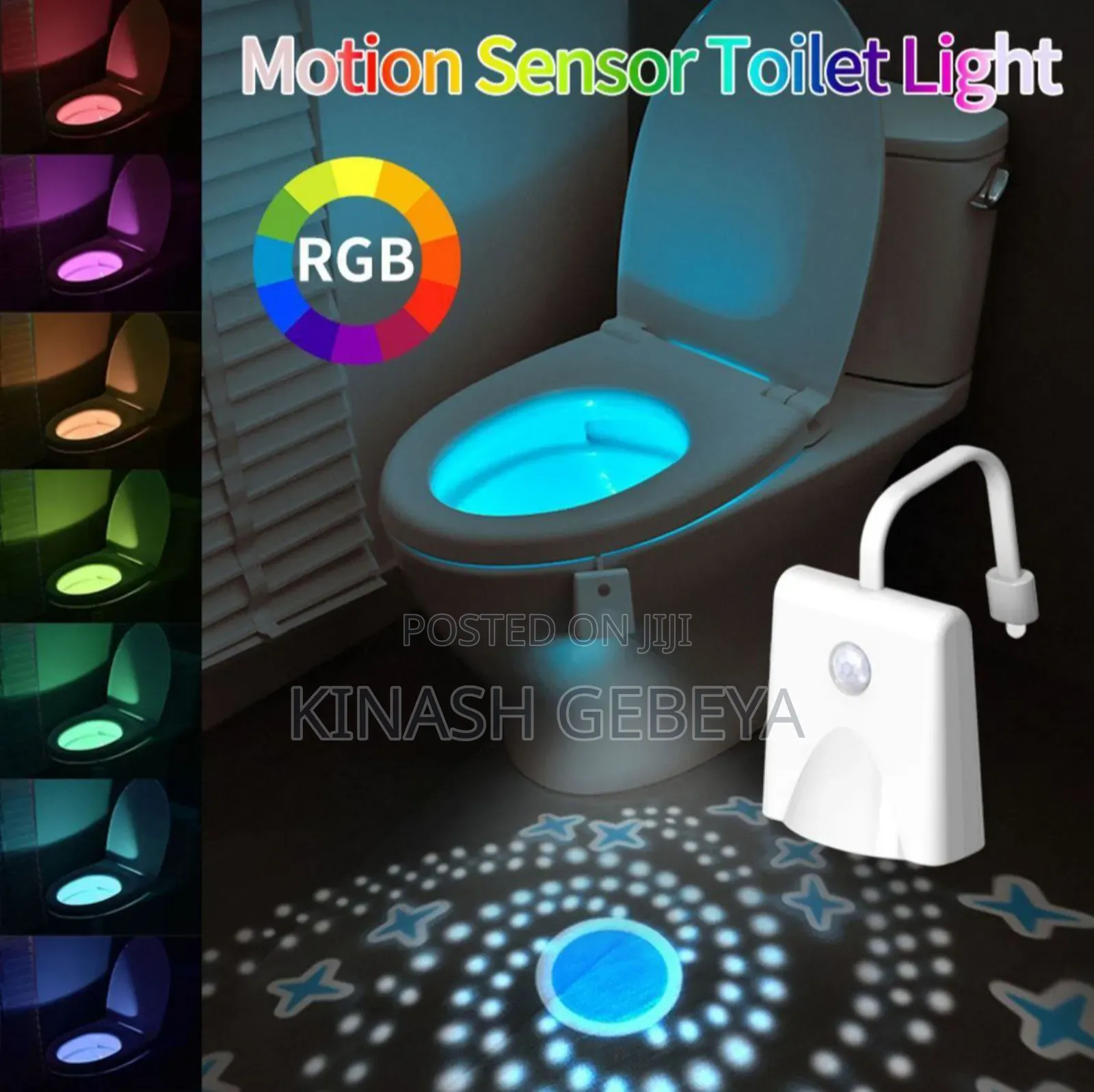 Modern Motion Sensor Toilet Light