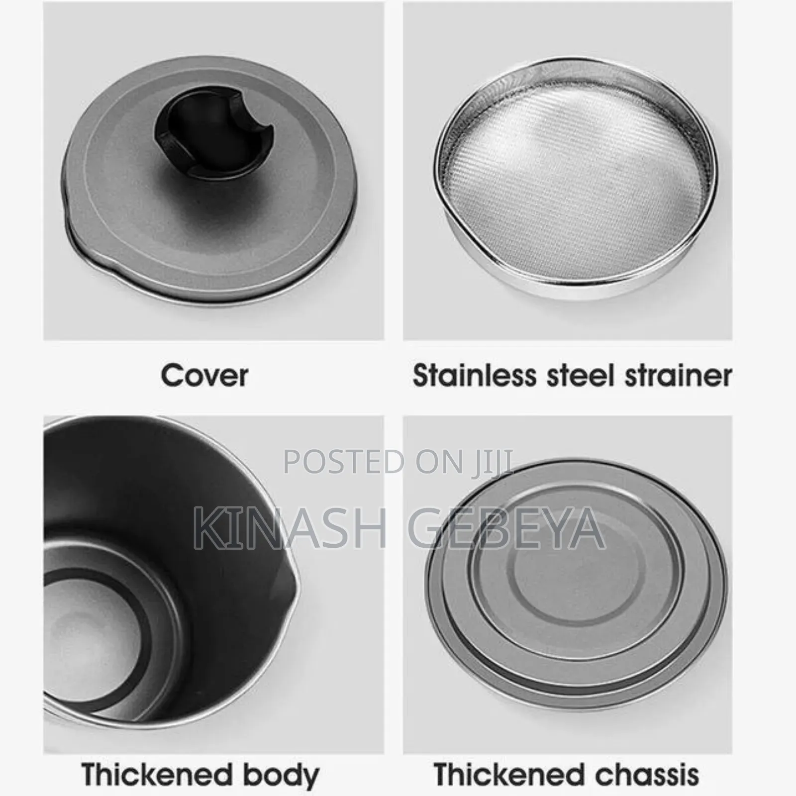 Stainless Steel Oil Filter Pot(የዘይት ማጣሪያ)