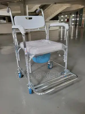 Photo - Commode Shower Chair補፭pot Chair驣π3 in 1 - Chair With Built-in Toilet
