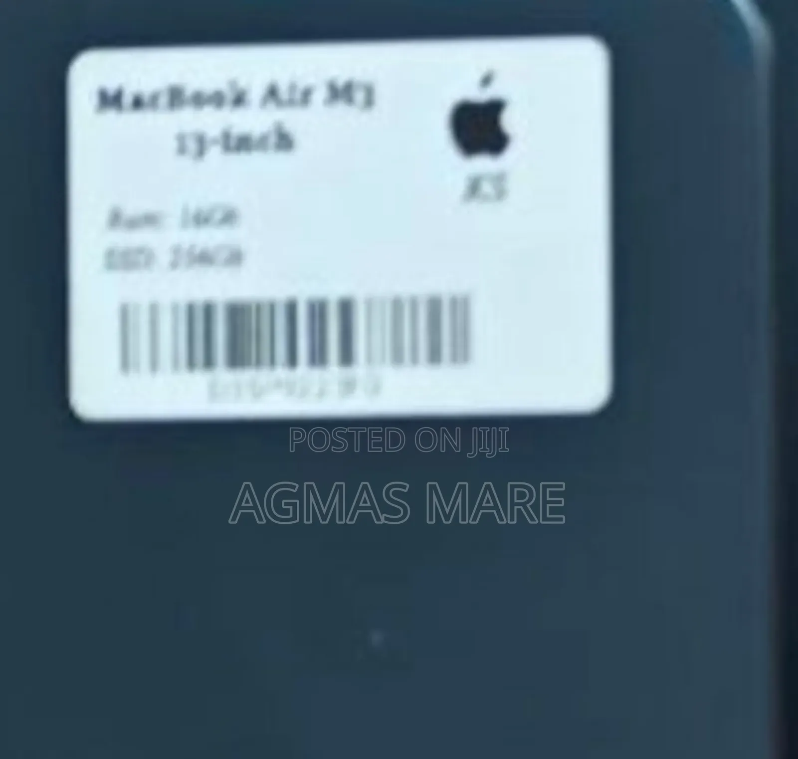 New Laptop Apple MacBook Air 2024 M3 13-Inch 8GB Apple M3 SSD 256GB