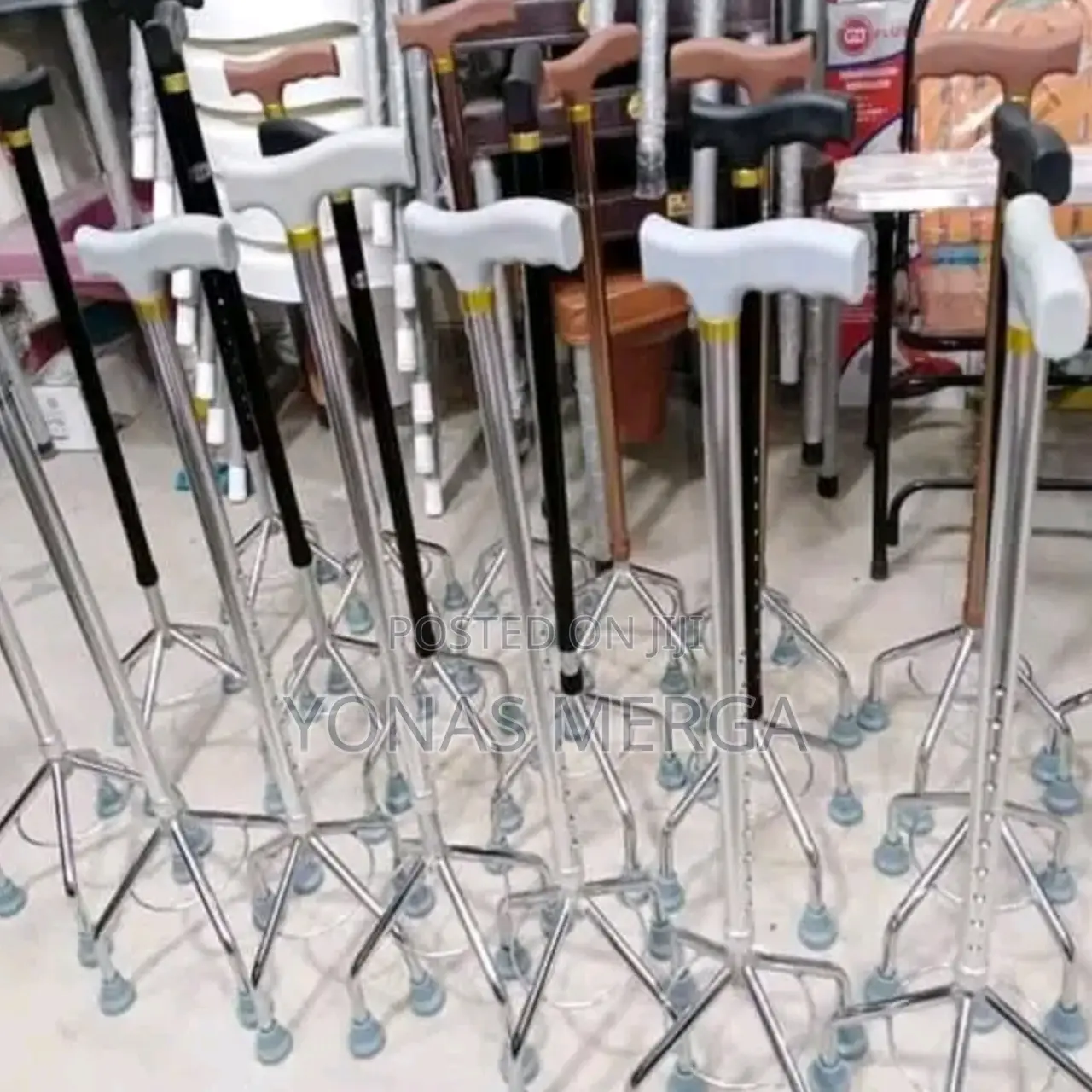 Product: Quad Cane/Walking Sticks.Purpose:Primariy Used to Aid Walking