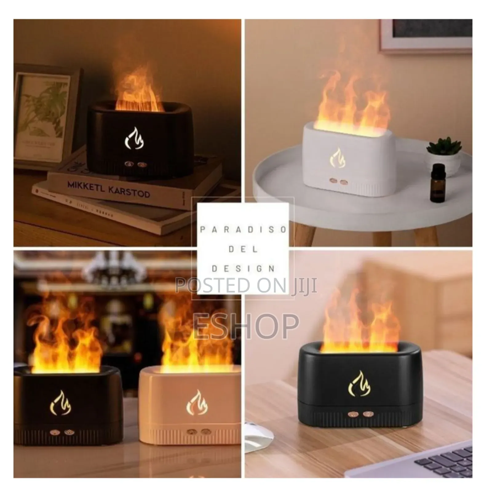 Ambiance Pro Flame Diffuser - Purify Air Set the Mood