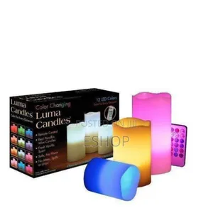 Safe Flickering Luma Candles for Home Decoration