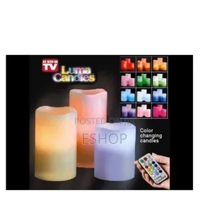 Safe Flickering Luma Candles for Home Decoration