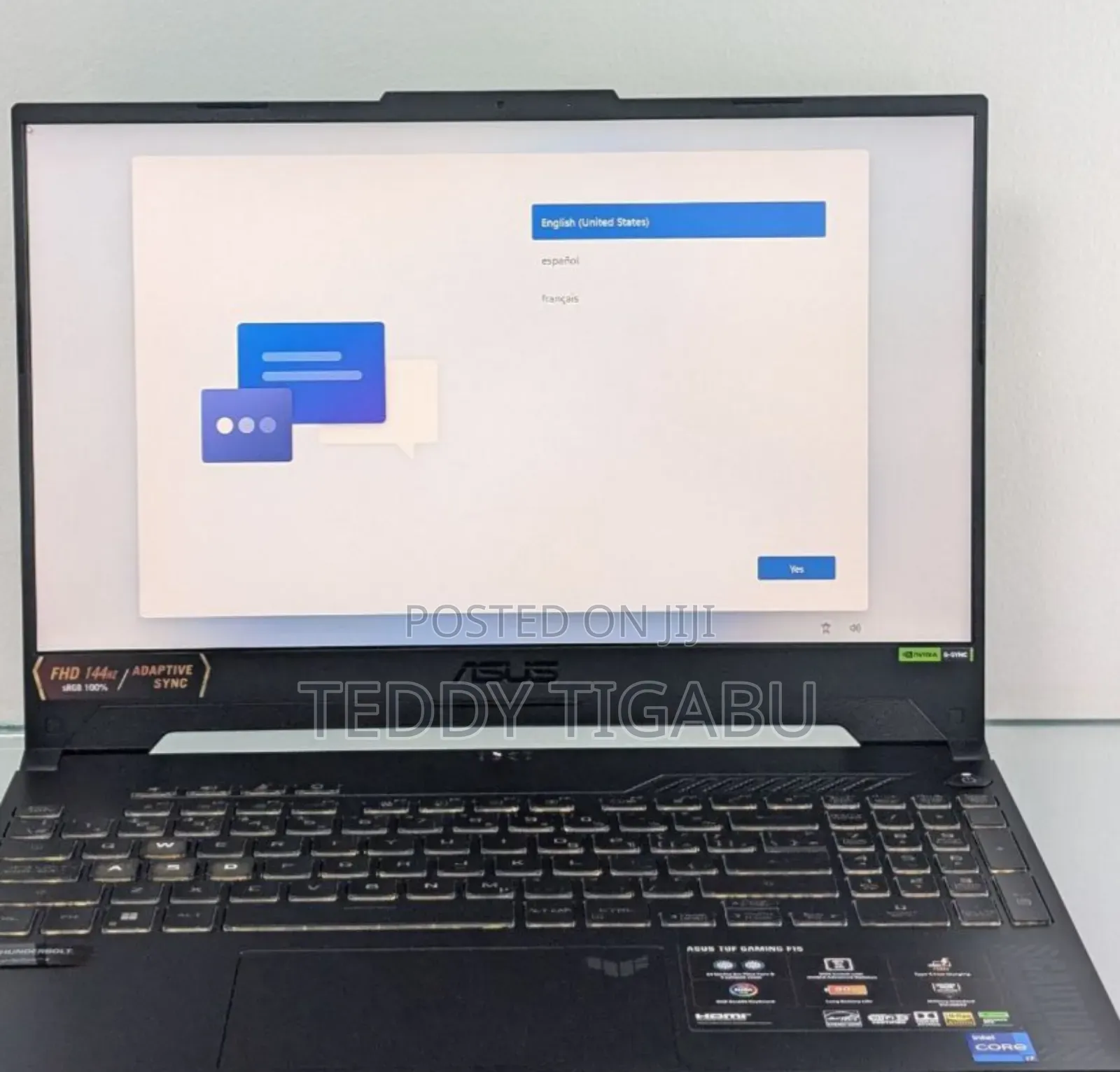 New Laptop MSI GF63 16GB Intel Core I7 SSD 1T