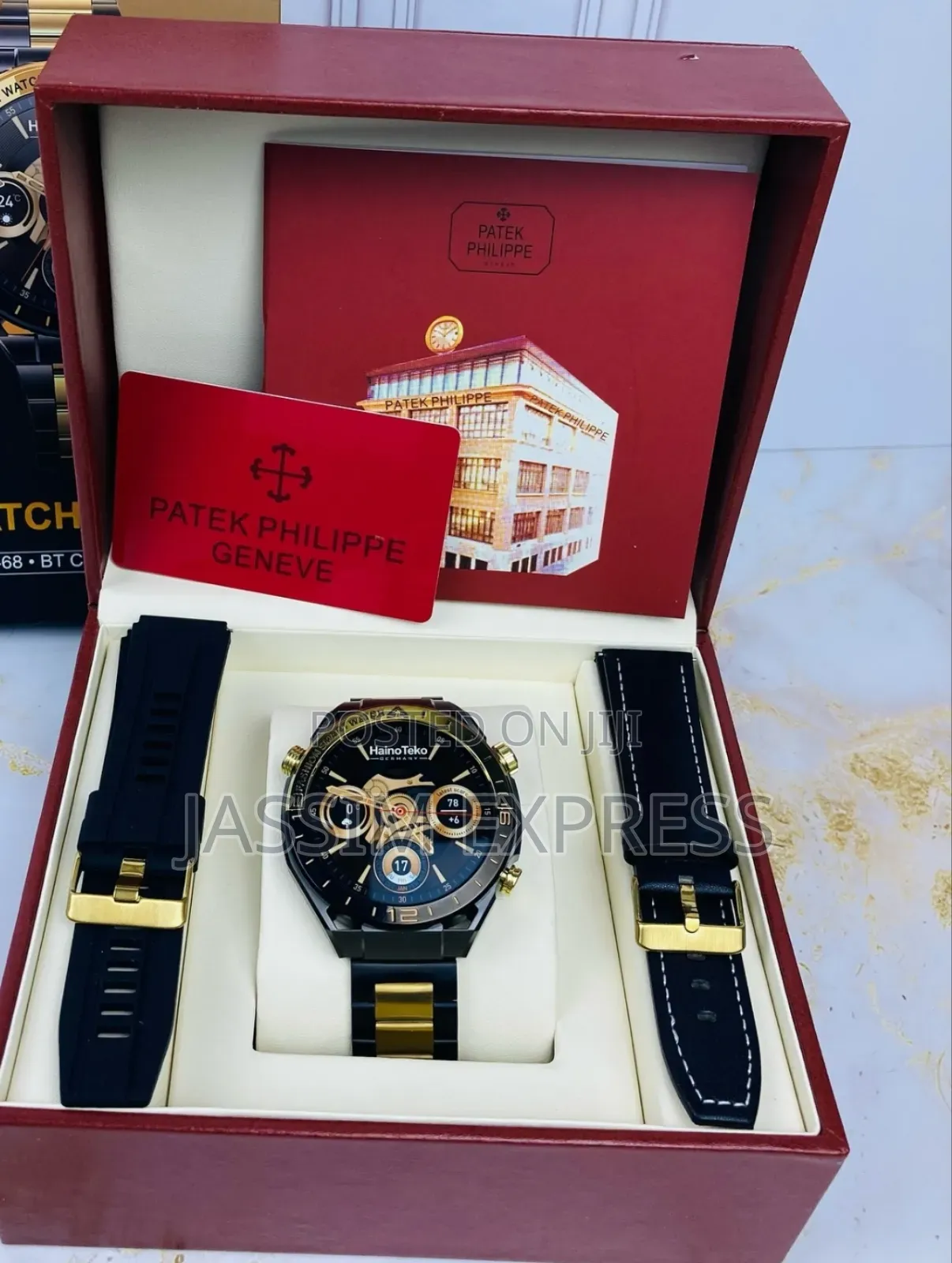 Original ጀርመን ብራንድ Smart Watch With 3 Straps