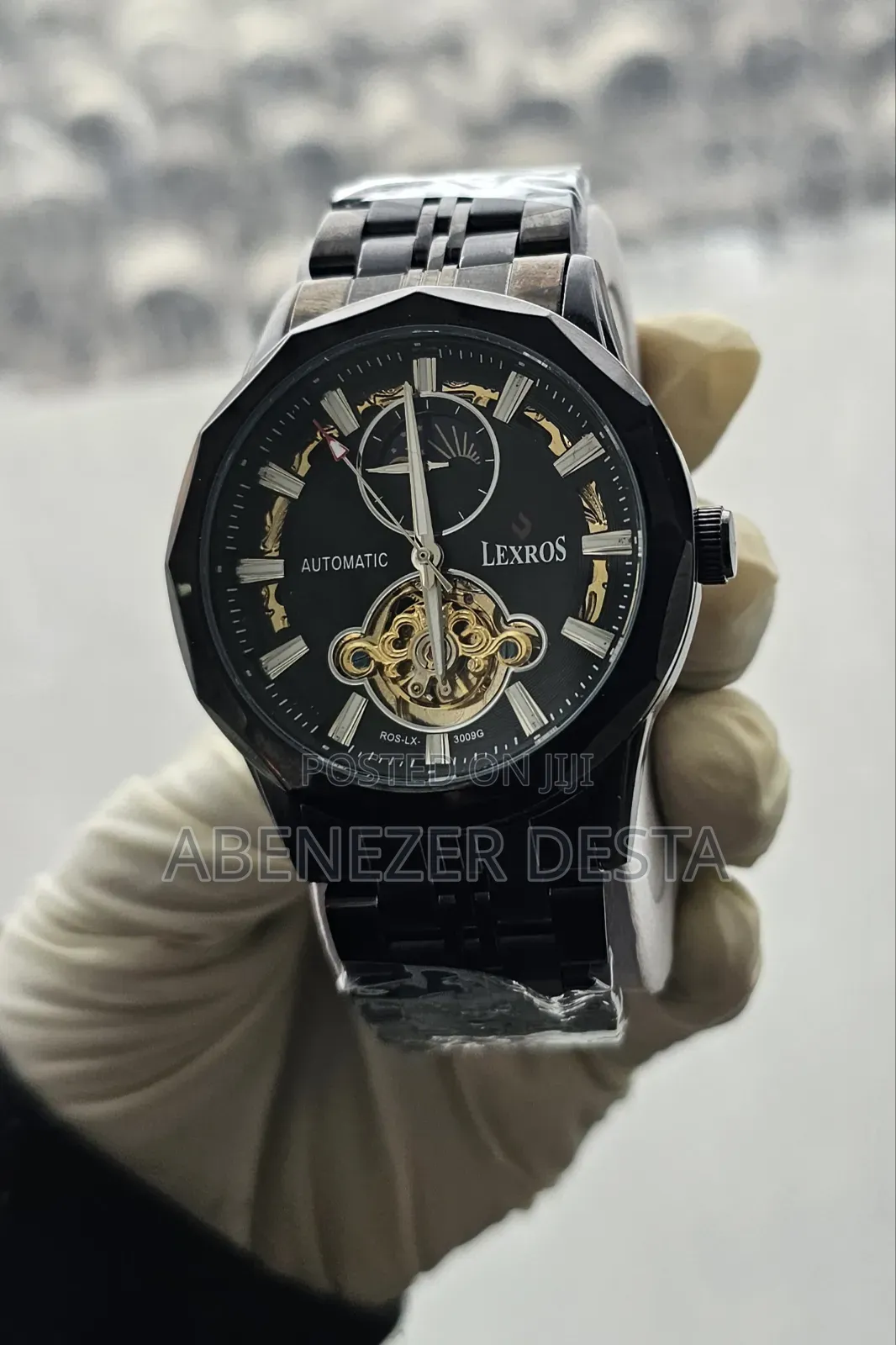 Lexros Automatic Watch Luxury for Men's