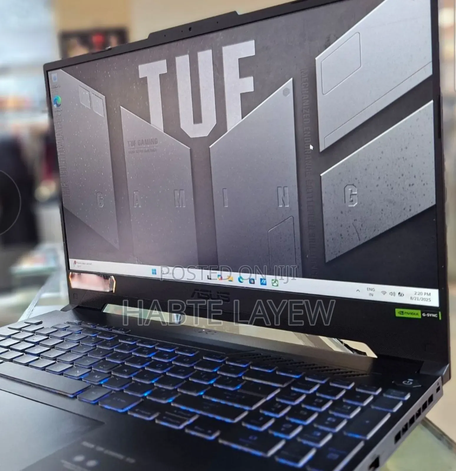 New Laptop Asus TUF Gaming A15 16GB AMD Ryzen 7 SSD 512GB
