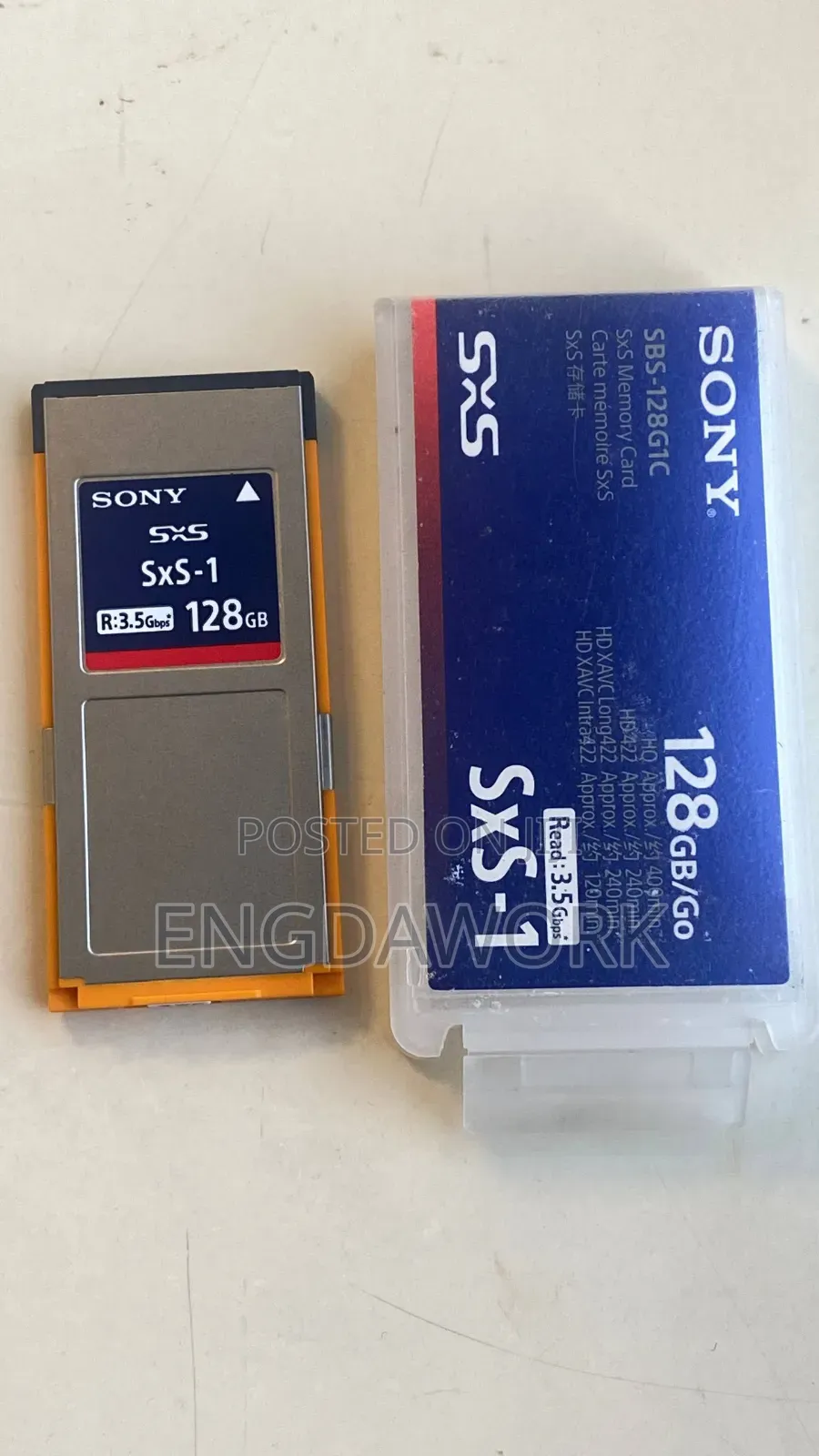 Sony SXS-1 Read:3.5gbps 128 Gb