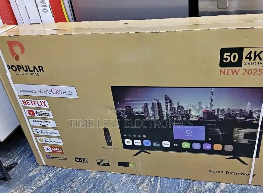 Popular 50” Smart Android Tv – Brand New 2025 Model!
