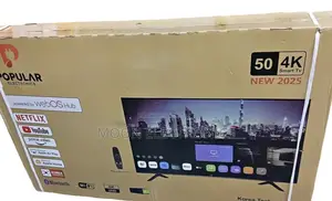 Popular 50” Smart Android Tv – Brand New 2025 Model!