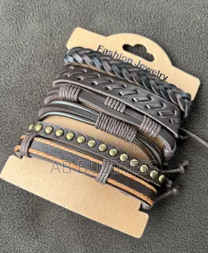 Braided Leather Bracelets Got Amen/Women Set