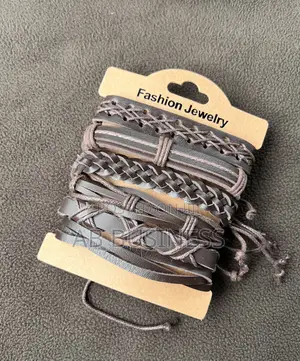 Braided Leather Bracelets Got Amen/Women Set