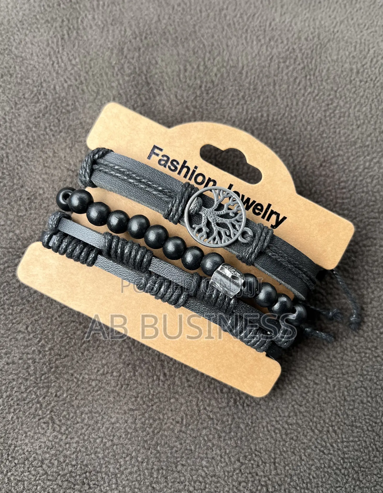 Braided Leather Bracelets Got Amen/Women Set