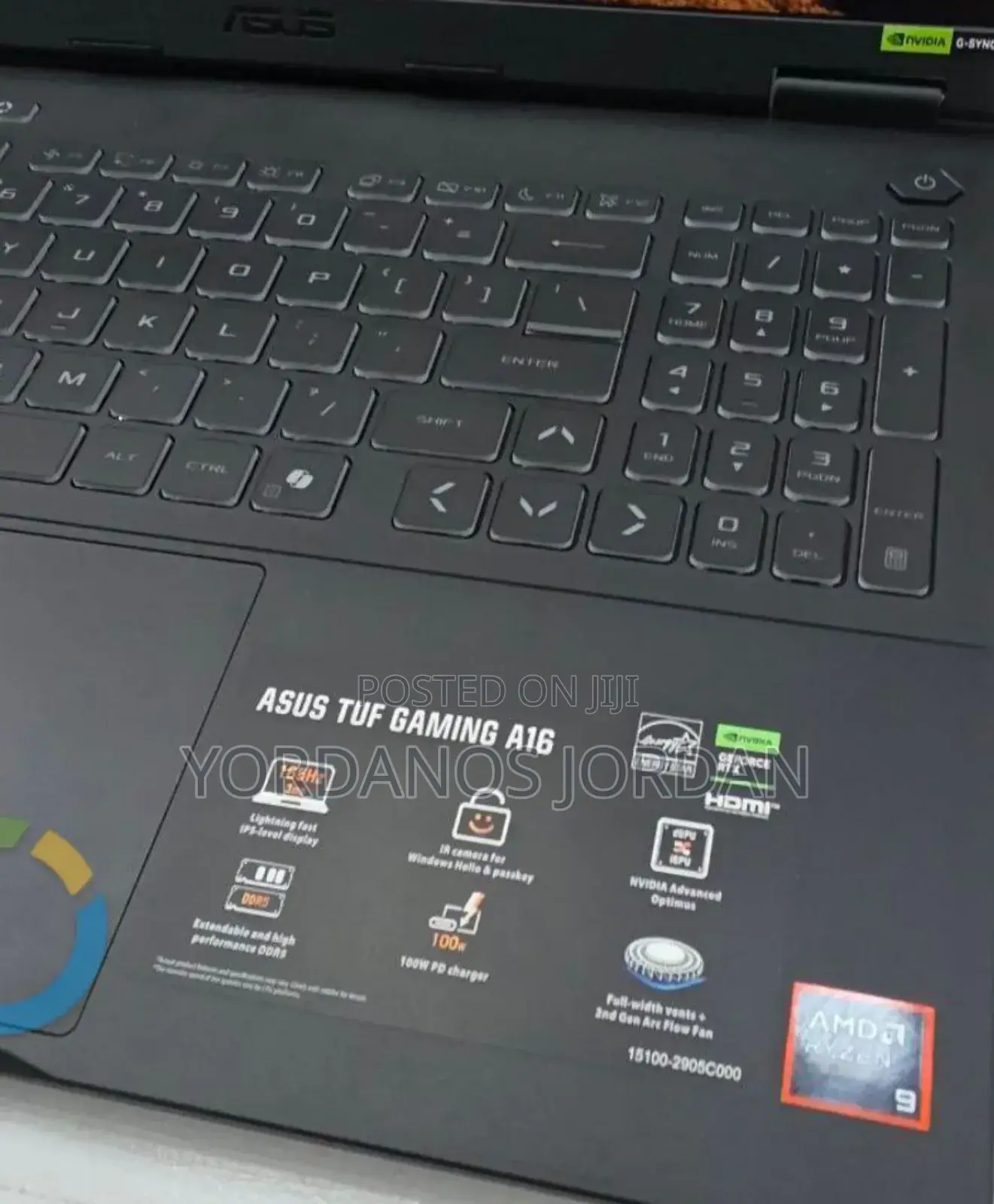 New Laptop Asus TUF Gaming A15 32GB AMD Ryzen 9 SSD 1T