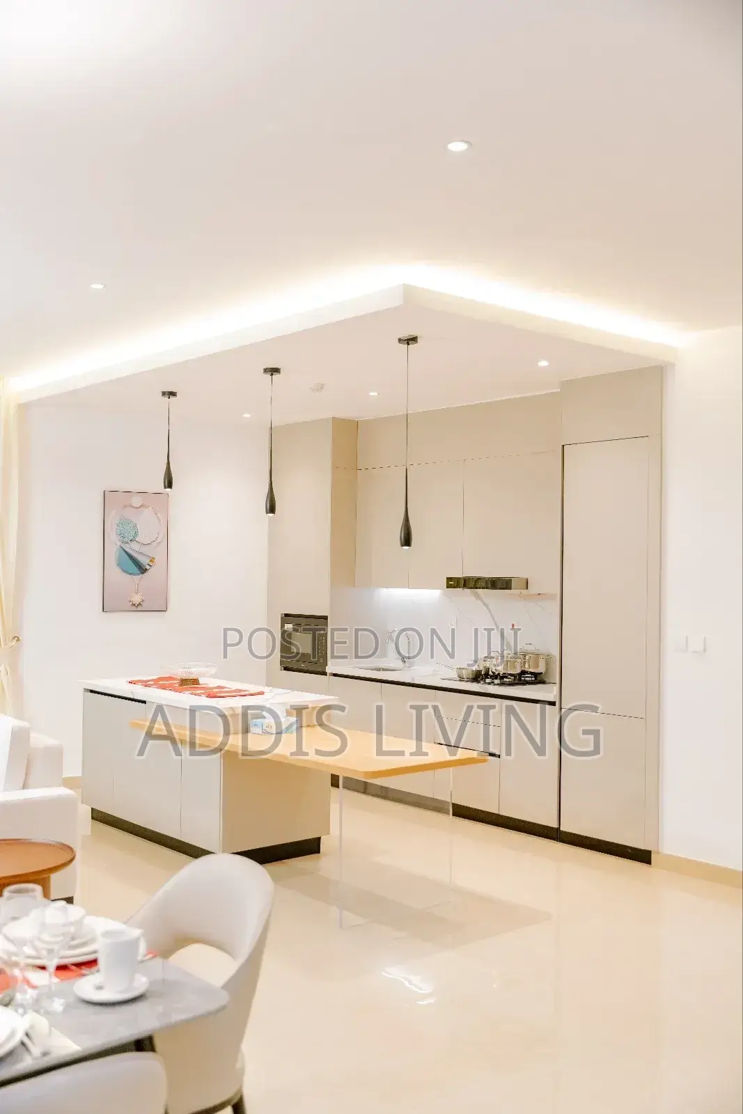 Furnished 3bdrm Apartment in Bole for rent