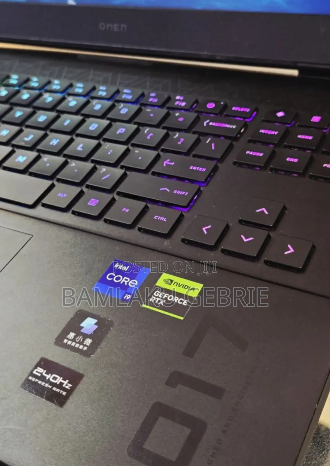 New Laptop HP Omen 17 16GB Intel Core I9 SSD 1T