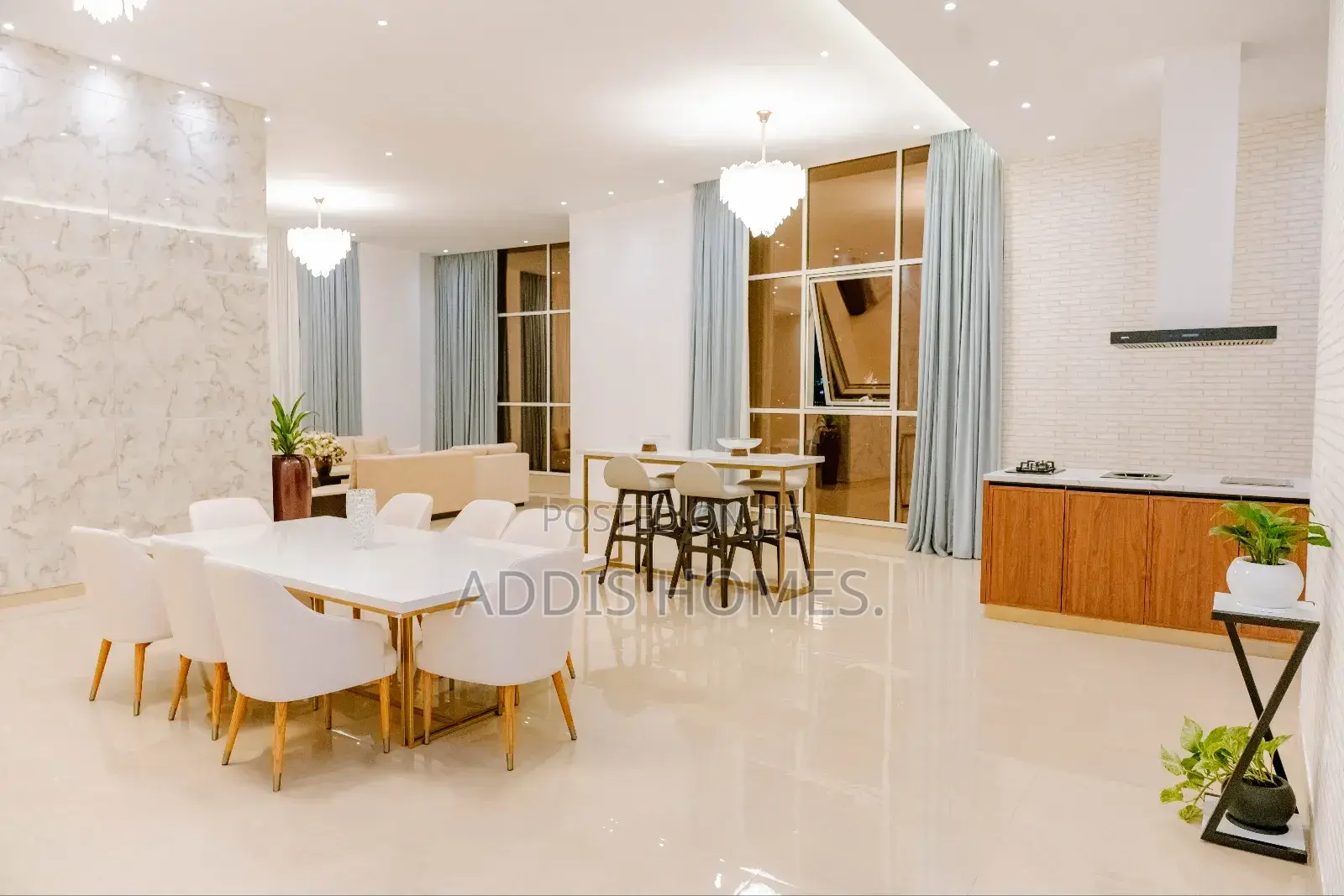 Furnished 3bdrm Apartment in Bole for rent