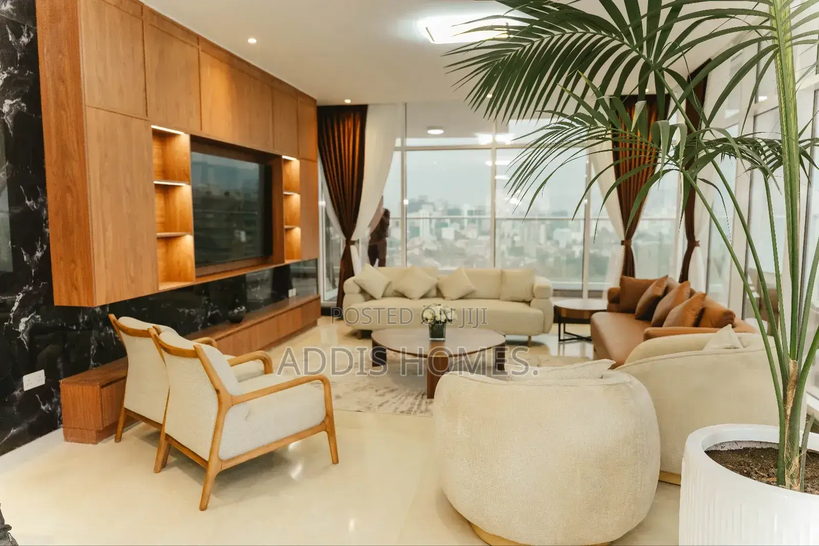 Furnished 3bdrm Apartment in Bole for rent