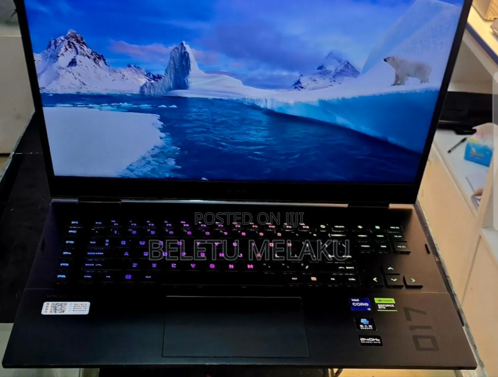 New Laptop HP Omen 17 16GB Intel Core I9 SSD 1T