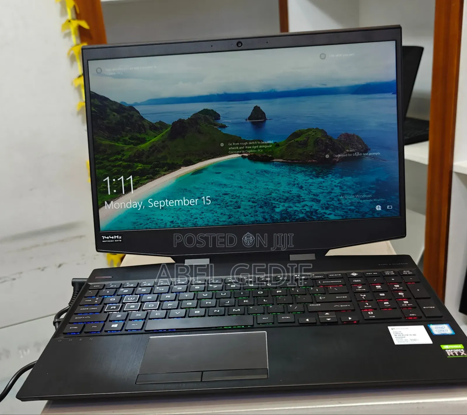 New Laptop HP Omen 15 16GB Intel Core I7 SSD 512GB