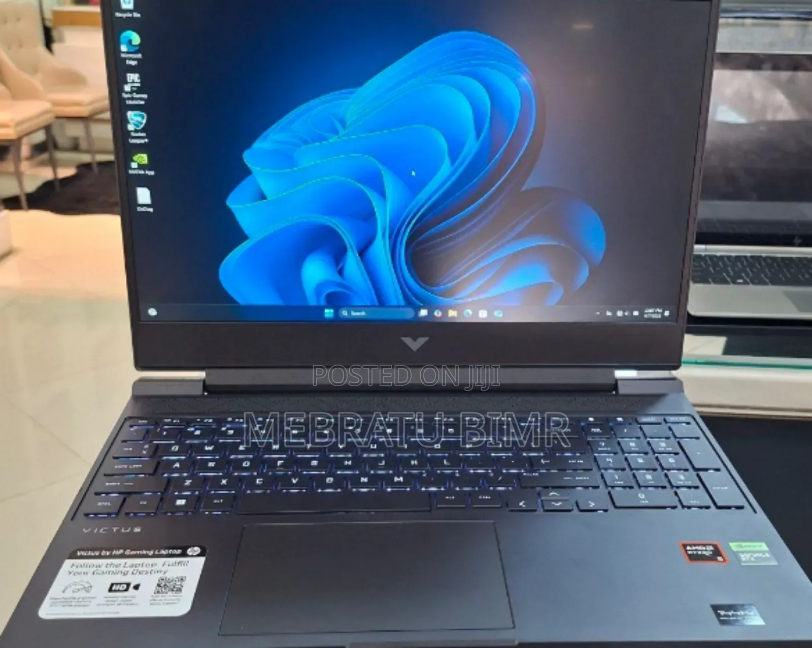 New Laptop HP Victus 15 16GB AMD Ryzen 5 SSD 512GB