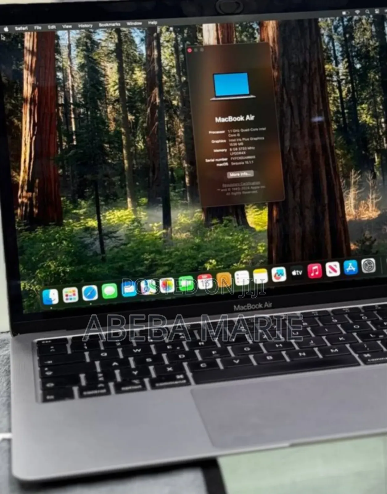 New Laptop Apple MacBook Air 2020 8GB Intel Core I5 SSD 256GB