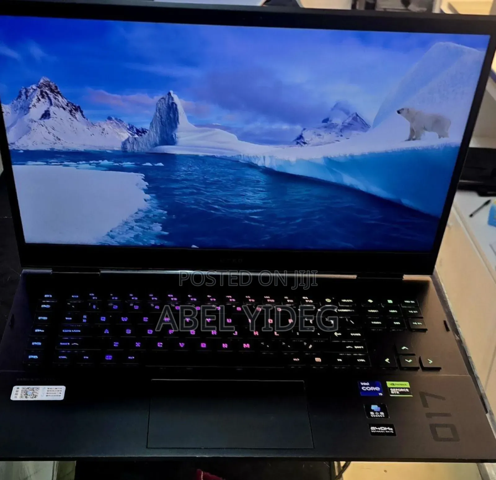 New Laptop HP Omen 17 16GB Intel Core I9 SSD 1T