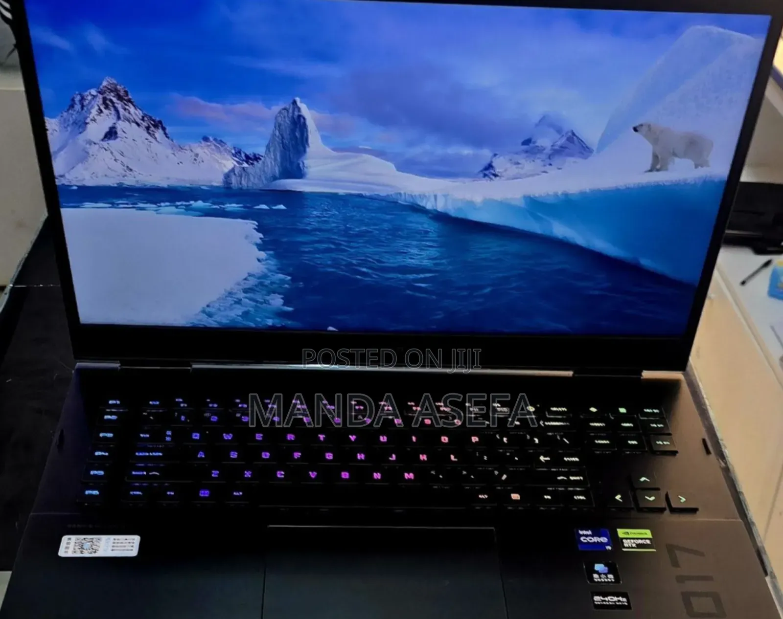 New Laptop HP Omen 17 16GB Intel Core I9 SSD 1T