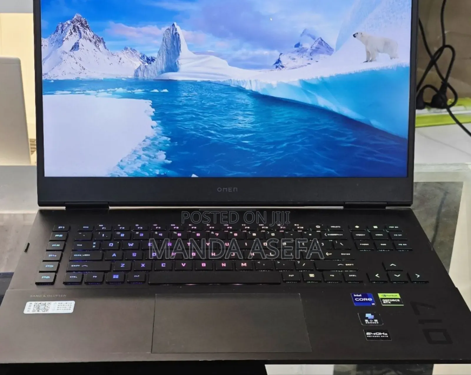 New Laptop HP Omen 17 16GB Intel Core I9 SSD 1T