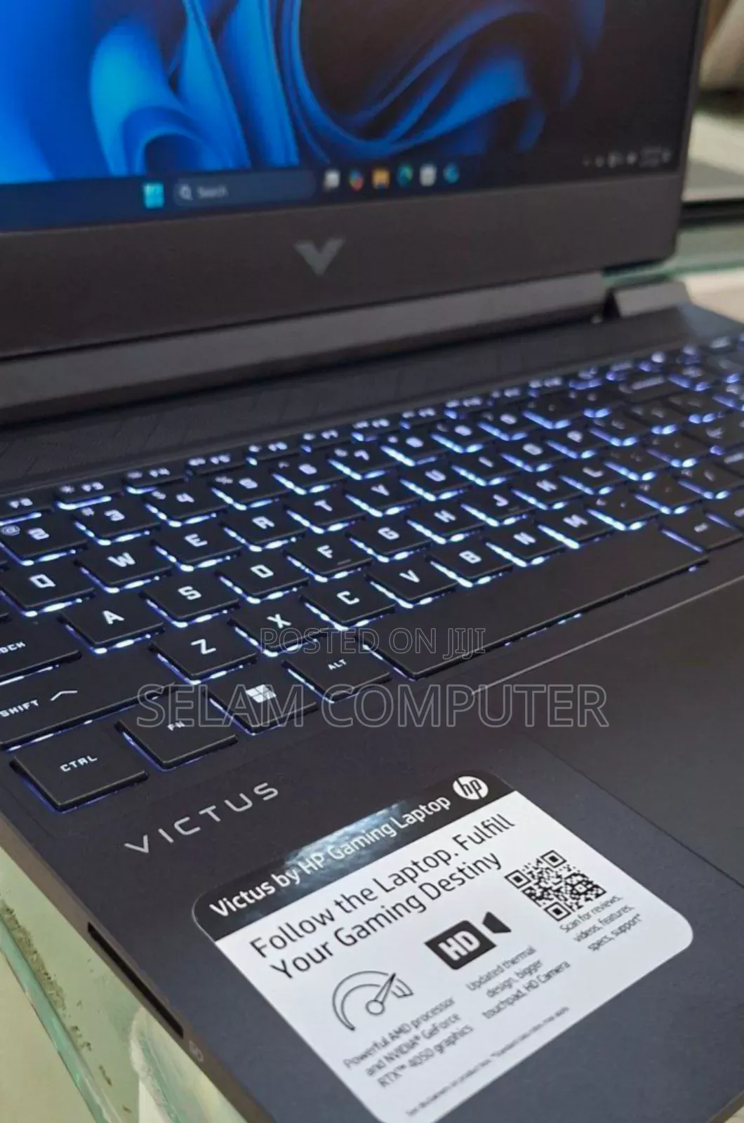New Laptop HP Victus 15 16GB AMD Ryzen 5 SSD 512GB