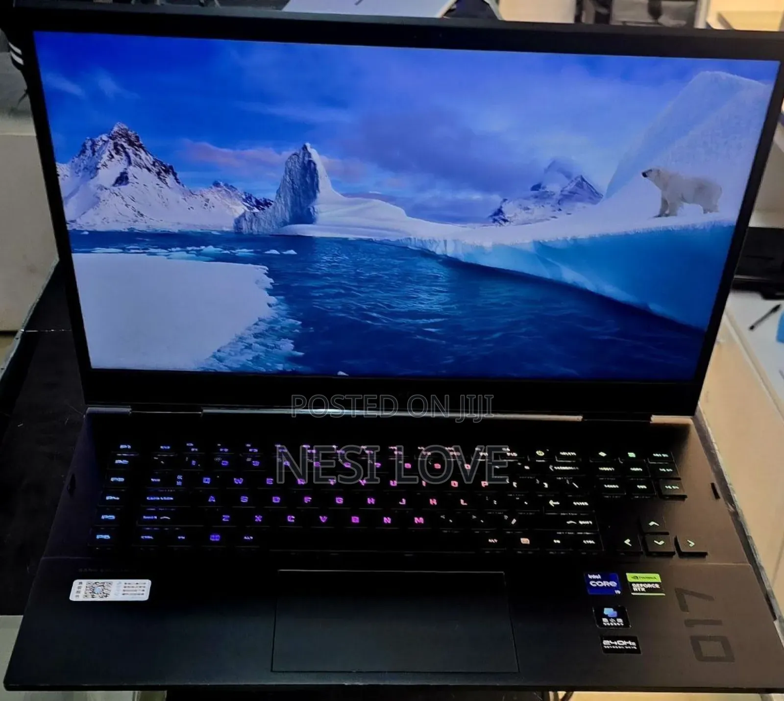 New Laptop HP Omen 17 16GB Intel Core I9 SSD 1T