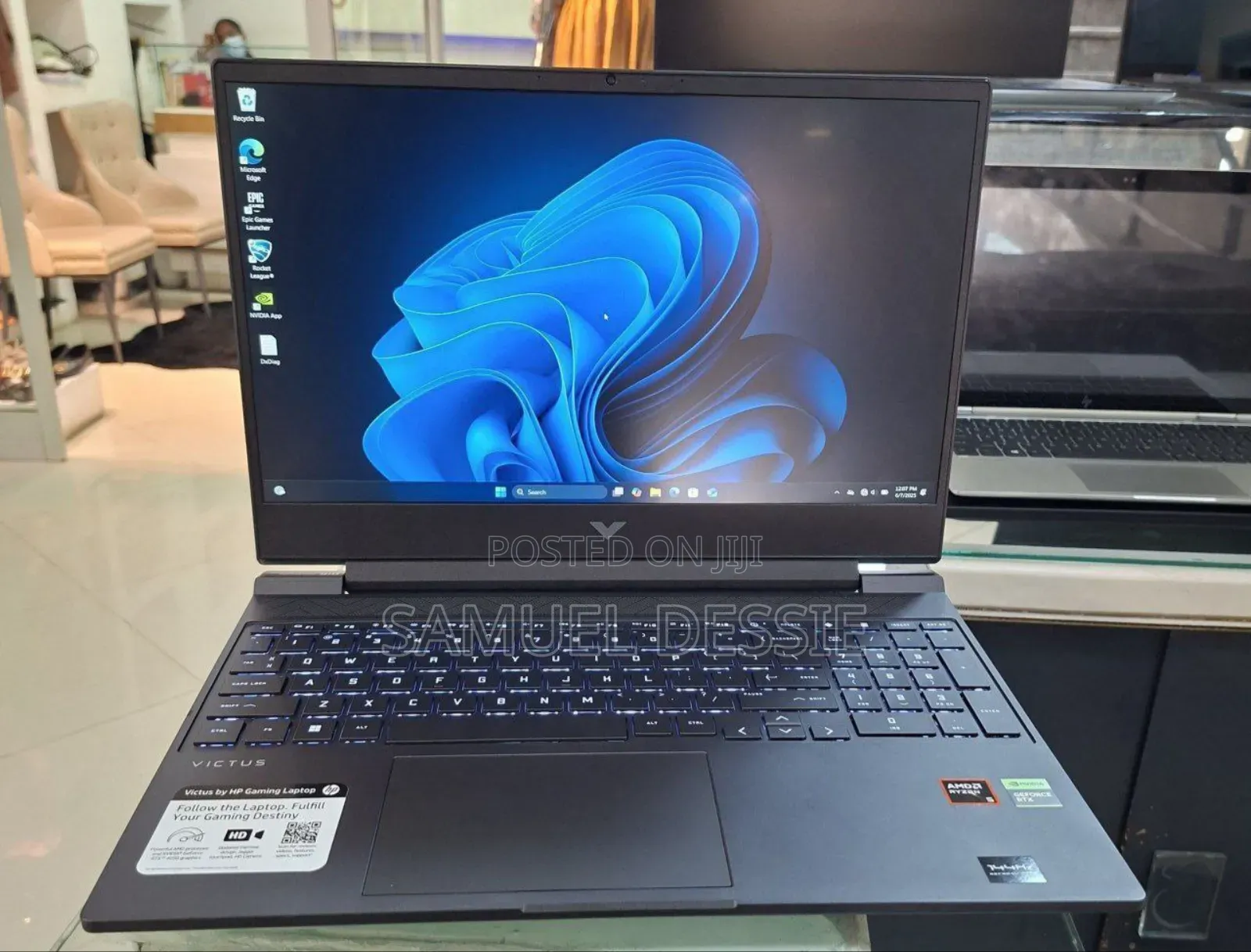 New Laptop HP Victus 15 16GB AMD Ryzen 5 SSD 512GB