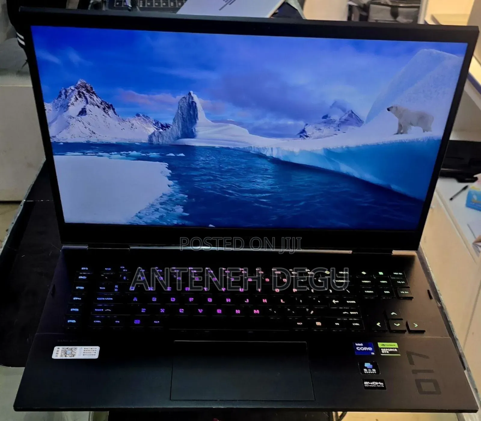 New Laptop HP Omen 17 16GB Intel Core I9 SSD 1T
