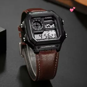 *Casio*
*Features:-*
• Digital Display: Shows Time, Date,