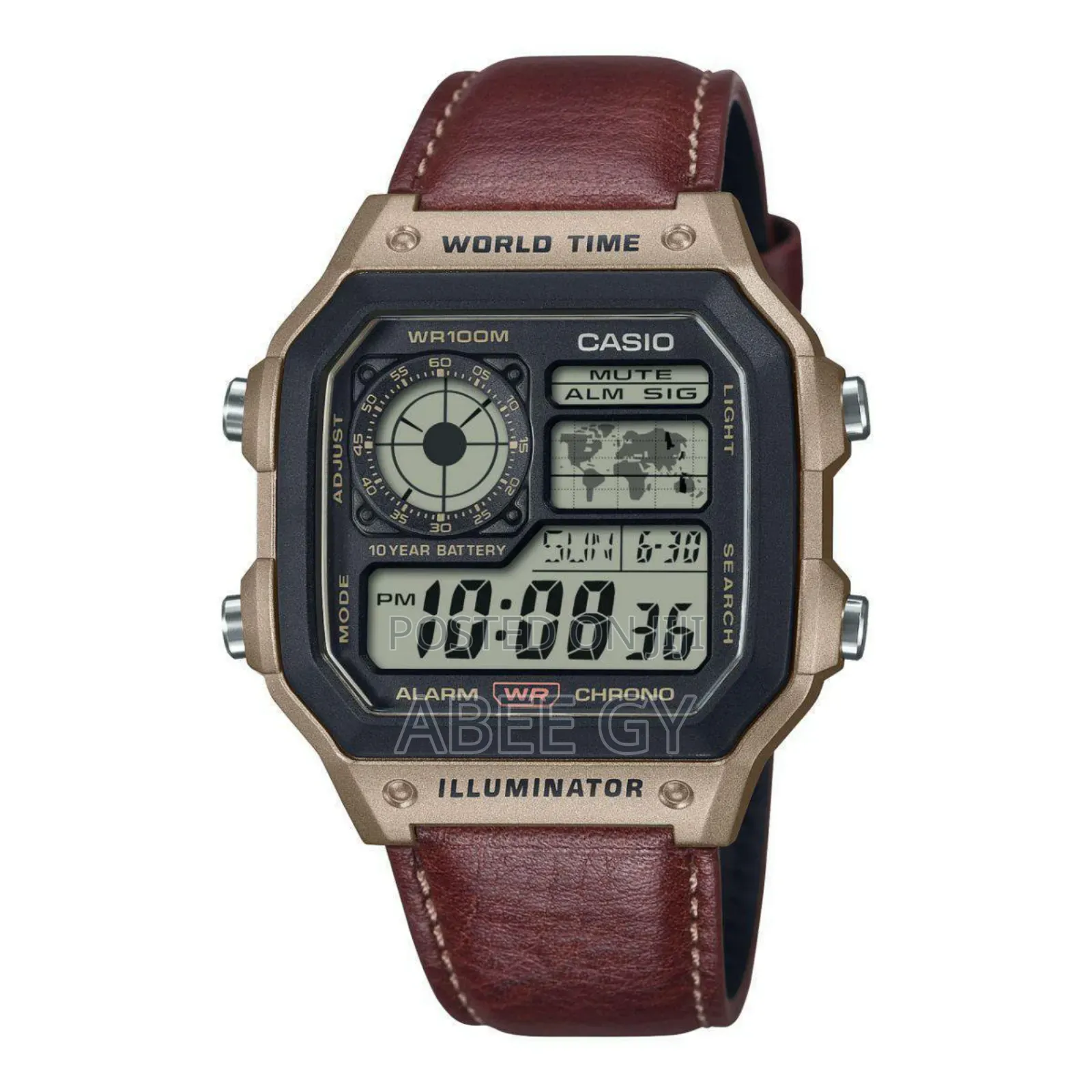 *Casio*
*Features:-*
• Digital Display: Shows Time, Date,