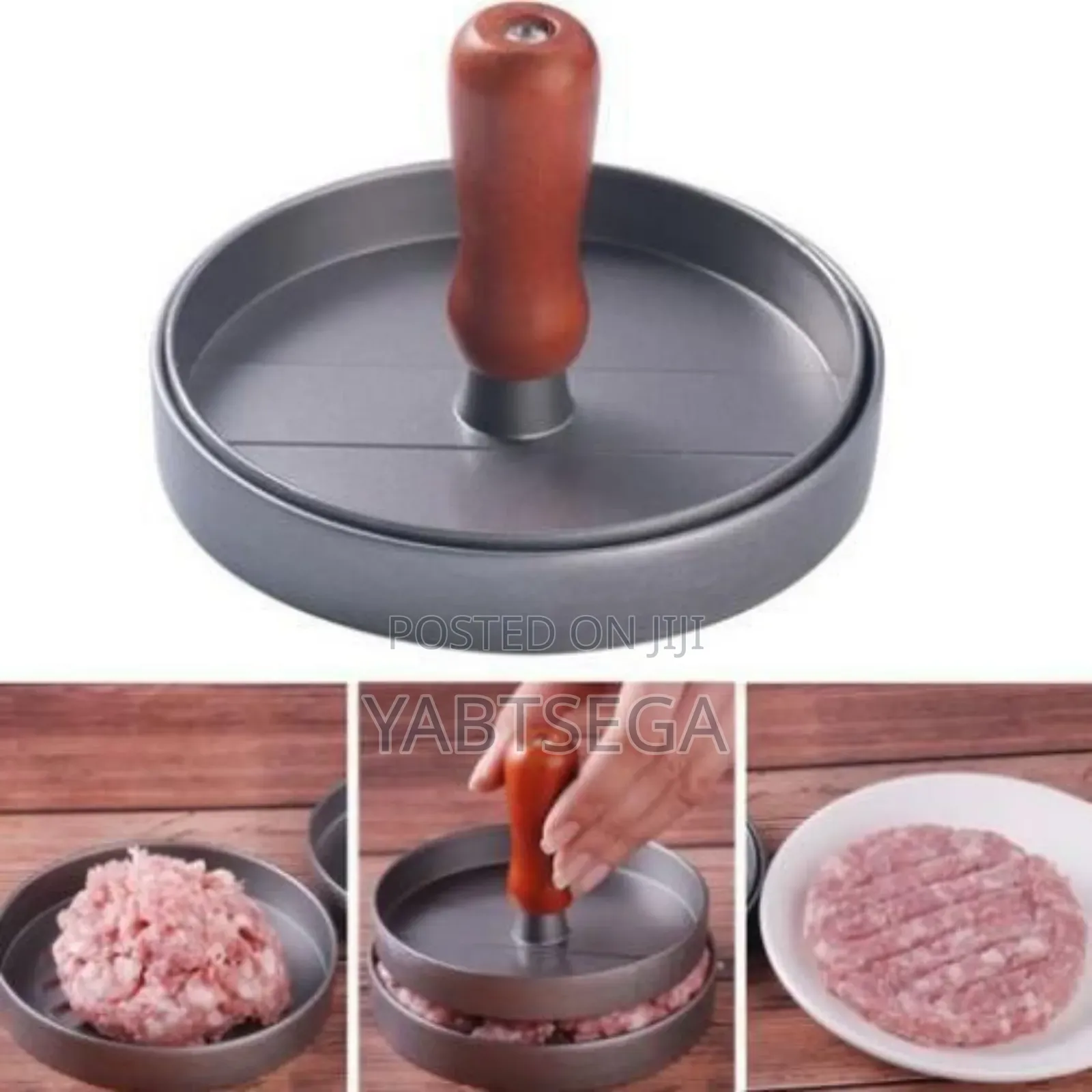 Aluminium Burger Press