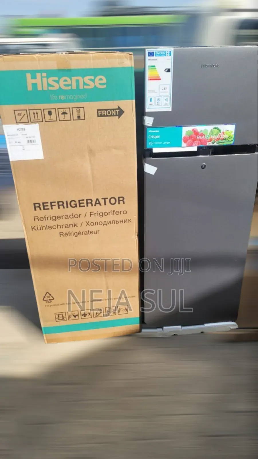 Hisense Refrigerator 204 Liters Top Fridges Delivery