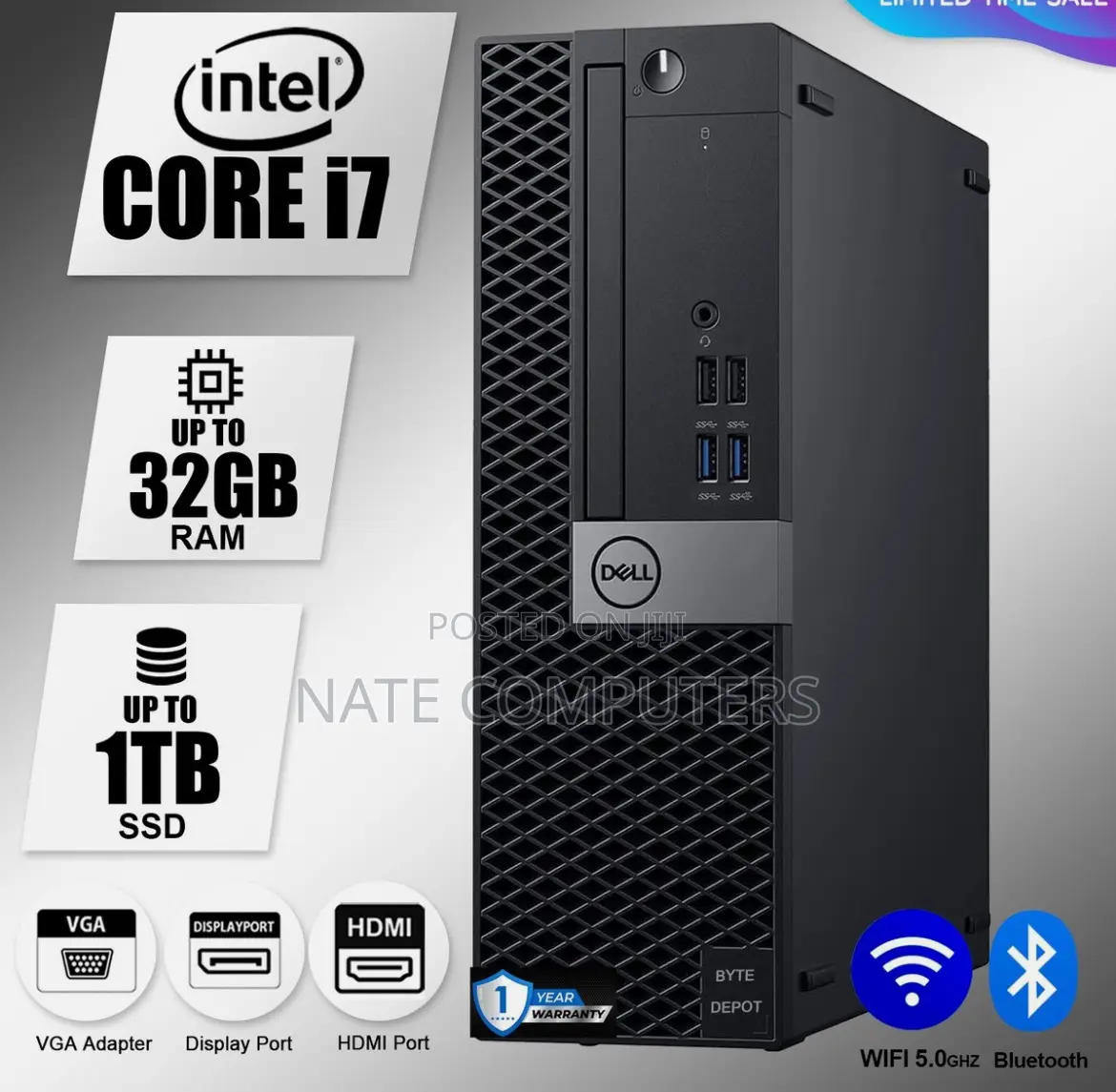 New Desktop Computer Dell OptiPlex 3070 8GB Intel Core i5 HDD 1T