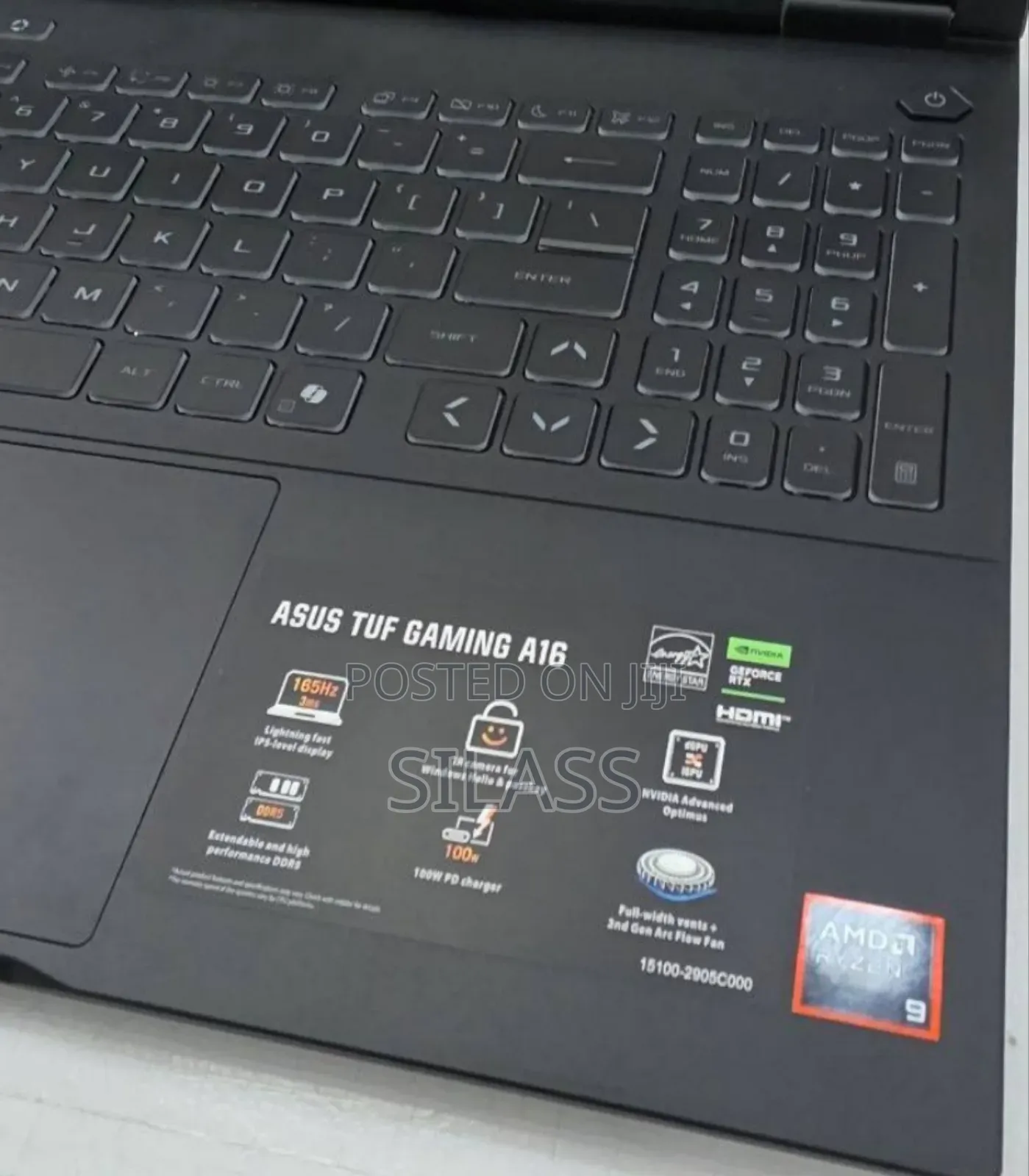 New Laptop Asus TUF Gaming A15 32GB AMD Ryzen 9 SSD 1T