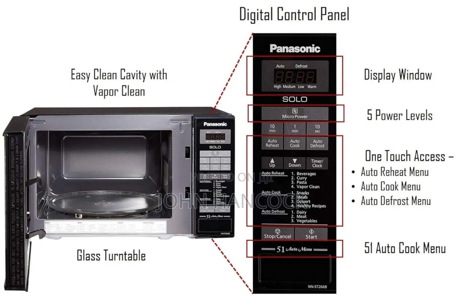 Brand New Panasonic 20 Liter Microwave for Sale