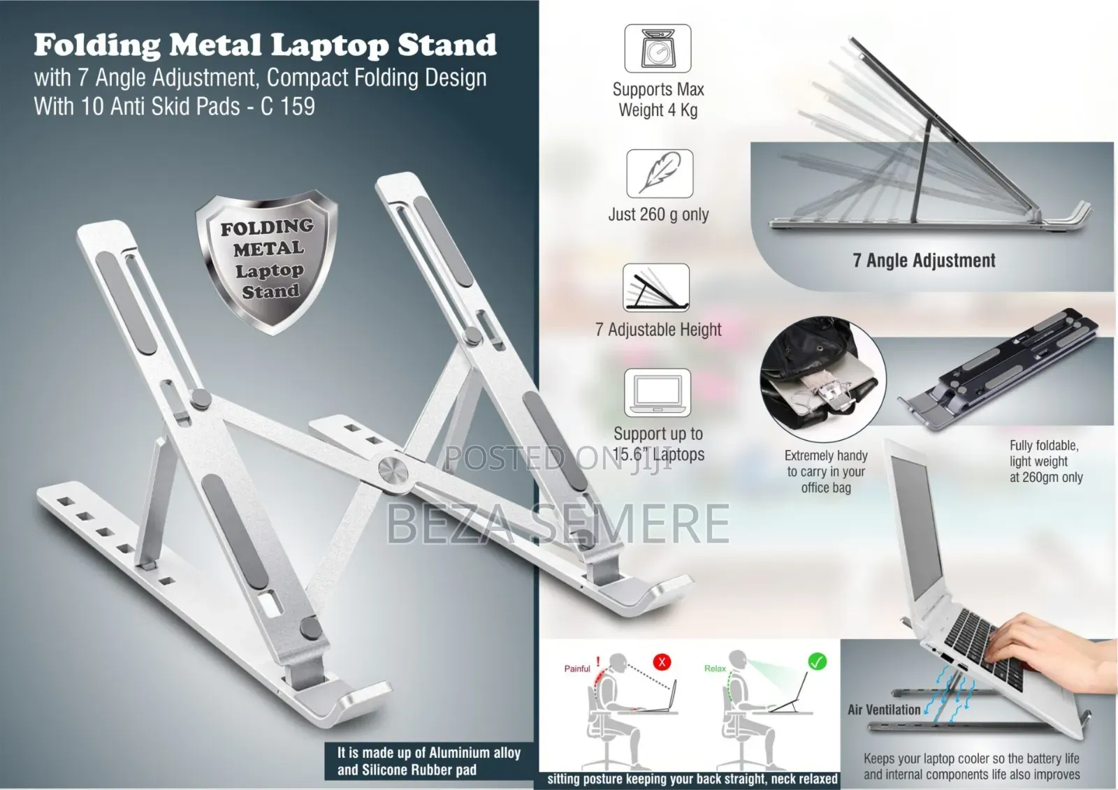 Portable Laptop Stand Lam