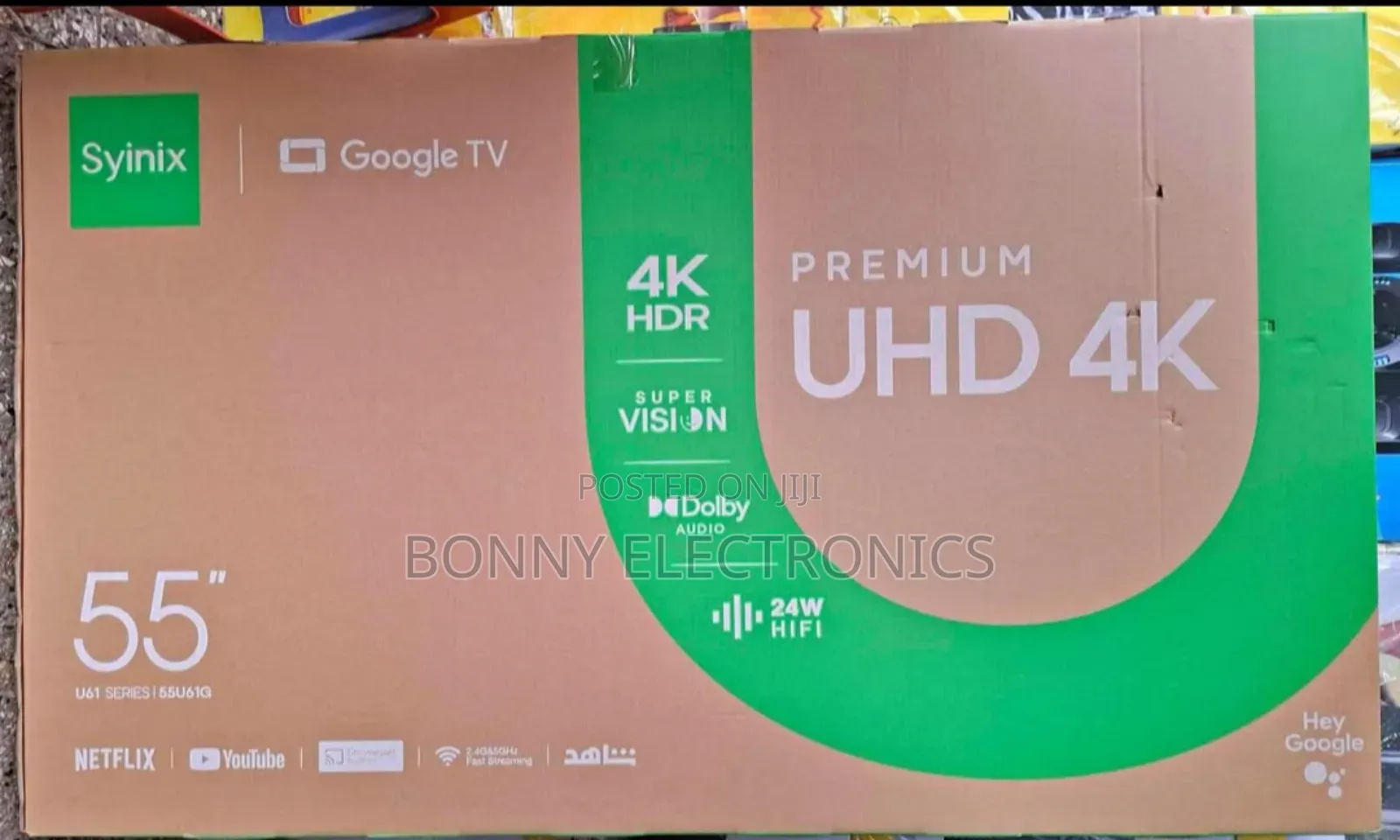 Syinix 55" Uhd Smart Tv