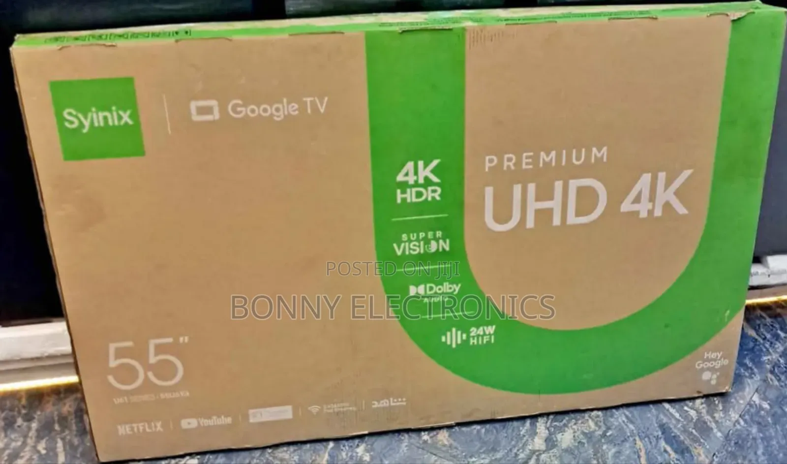 Syinix 55" Uhd Smart Tv