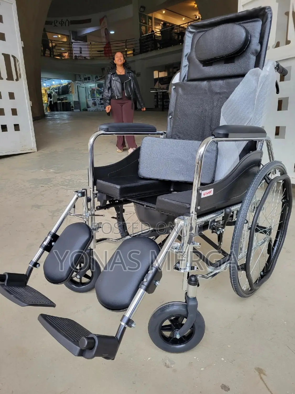 Multifunctional Wheelchair三訊wheel | Toilet Sitting Chair,Foldable,